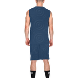 Prussian Blue Birdeye All Over Print Basketball Uniform