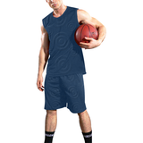 Prussian Blue Birdeye All Over Print Basketball Uniform