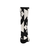 Black White Tiles Trouser Socks