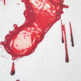 Blood Footprints Shower Horror Decorative Bathroom Mat Rugs