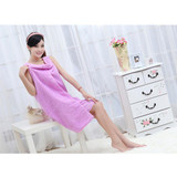 Women's Microfiber Bath Towels Adults Magic Bathrobes