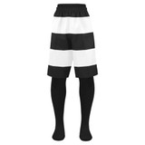 Black White Stripes Men's Swim Trunk (Model L21)