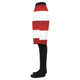 Red White Stripes Men's Swim Trunk (Model L21)