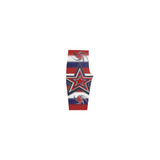 Tricolor Stars Stripes Hestia Cropped Leggings (Model L03)