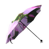 Fuschia Flowers Foldable Umbrella