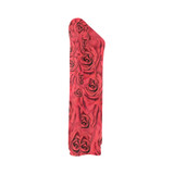 Radical Red Roses Bateau A-Line Skirt (D21)