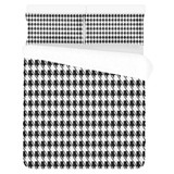 Black White Houndstooth 3-Pieces Bedding Set