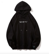 Butterfly Colorful Half Black Hoodie