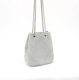 Female Diamond Handbag Vintage Crystal Design Evening Bag Wedding Party Bride Clutch Velour Bag