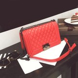 Chain Shoulder Plaid Cross body  Messenger Bag Chain Shoulder Plaid Cross body  Messenger Bag