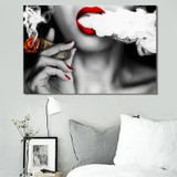 Modern Abstract Portrait Posters and Prints Wall Art Canvas Painting