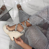 Platform Sandals Gladiator Fashion High heels Wedges