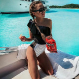 Sexy One Shoulder Swimsuit