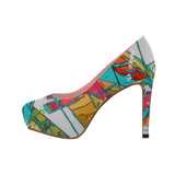Signature Teal Burst High Heels