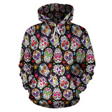 Multi-Colored Skull Hoodies