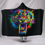 Sabertooth Hooded Blanket