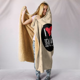 I Love Beagles Hooded Blanket for Lovers of Beagle Dogs