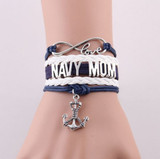 Infinity Love NAVY MOM Bracelet Offer