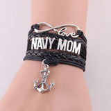 Infinity Love NAVY MOM Bracelet Offer