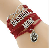 Infinity Love BASEBALL MOM Bracelet Offer