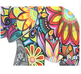 Fashion Flower Elephant Printed T-Shirt