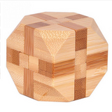 3D Wooden Interlocking Burr Puzzles Game For Kids and Adults