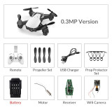Eachine E61/E61hw Mini Drone With/Without HD Camera High Hold Mode RC Quadcopter RTF WiFi FPV Foldable RC Drone