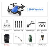 Eachine E61/E61hw Mini Drone With/Without HD Camera High Hold Mode RC Quadcopter RTF WiFi FPV Foldable RC Drone