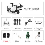 Eachine E61/E61hw Mini Drone With/Without HD Camera High Hold Mode RC Quadcopter RTF WiFi FPV Foldable RC Drone