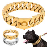 Cuban Link Dog Collar Cuban Link Dog Collar