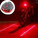 Bike Safety Rear Light (LED + Laser)