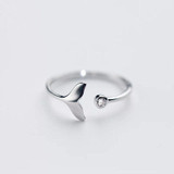 Mermaid's Tail Silver Ring