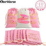 11pcs Bridal Favor Hangover Bag Bridesmaid Bride Groom Gifts For Guest Wedding Bachelorette Party Decoration