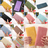 Cute Slim Long Leather Wallet