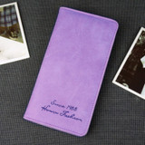 Cute Slim Long Leather Wallet