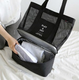 Amazing Beach Lover Tote Bag With Insulated Cooler