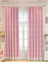 Pink Tulle Sissy Window Curtains