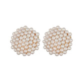 Faux Pearl Clip On Earrings