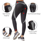 Black Heart Shape Booty Leggings