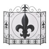 FLEUR-DE-LIS FIREPLACE SCREEN