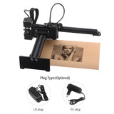 20W/7000mw/3500MW CNC Laser Engraver Portable Engraving Carving Machine Mini DIY Laser Logo Mark Printer for Metal Engraving