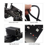 20W/7000mw/3500MW CNC Laser Engraver Portable Engraving Carving Machine Mini DIY Laser Logo Mark Printer for Metal Engraving