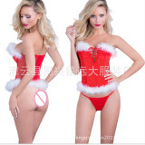 5 styles Christmas Lace Set Women Sexy Lingerie Red Babydoll Dress Sleepwear Costume Hot