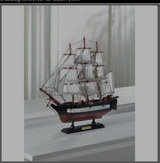 USS CONSTITUTION MODEL SHIP