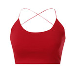 Women Sexy Crop Top Summer Backless Camis