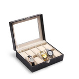 Stylish Leather Jewelry Box Makeup Casket Jewelry Travel Watch Case Ring Storage Container Tools Box Accessory