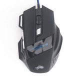 5500 DPI game ful Mouse 7 Buttons LED Optical USB Wired Mice for pro
 Gamer Computer Better than X7 mouse