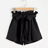 Women Spandex Mid Elastic Waist Casual shorts