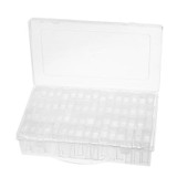 64 Slots Bottles Diamond Painting Storage Box Plastic Nail Art Organizer Rhinestone Beads Case Holder Container Kits