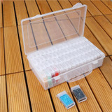 64 Slots Bottles Diamond Painting Storage Box Plastic Nail Art Organizer Rhinestone Beads Case Holder Container Kits